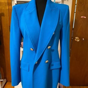 NWT Zara Blue Fitted Blazer